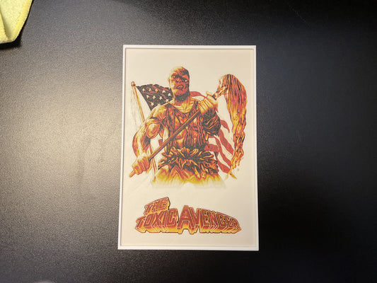 THE TOXIC AVENGER LOGO PLATE