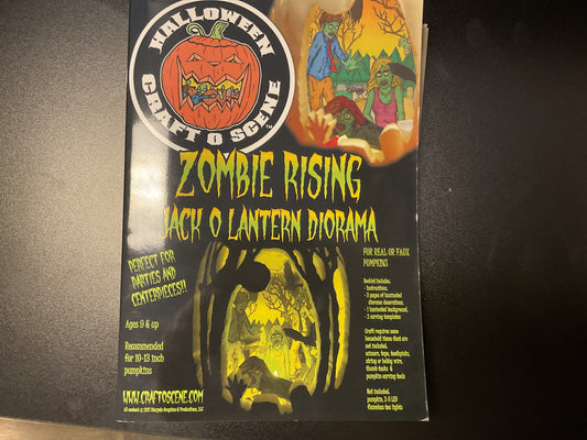 HALLOWEEN CRAFT O SCENE ZOMBIE RISING SCENE