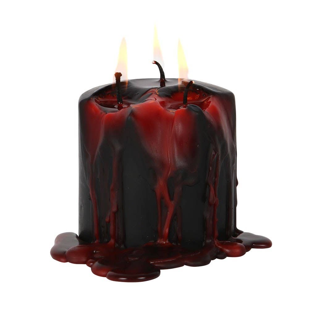 CANDLE - Vampire Blood Pillar - Unscented Small Candle