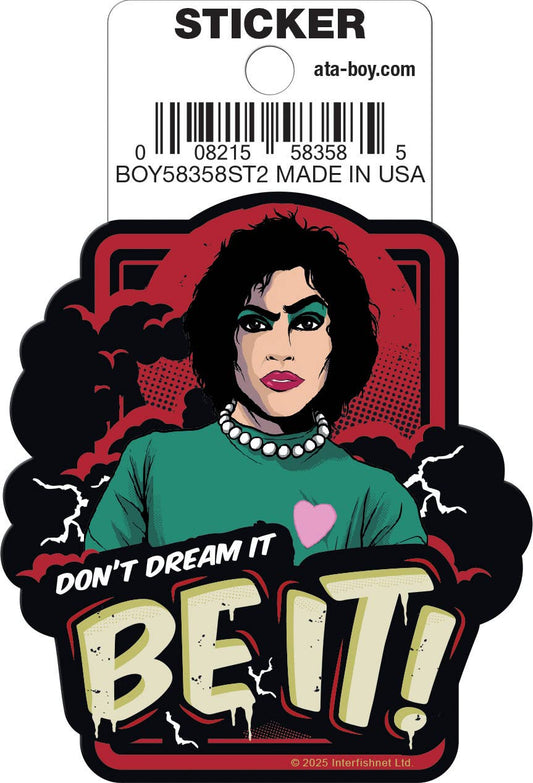 Rocky Horror Frank Be it Die Cut Sticker