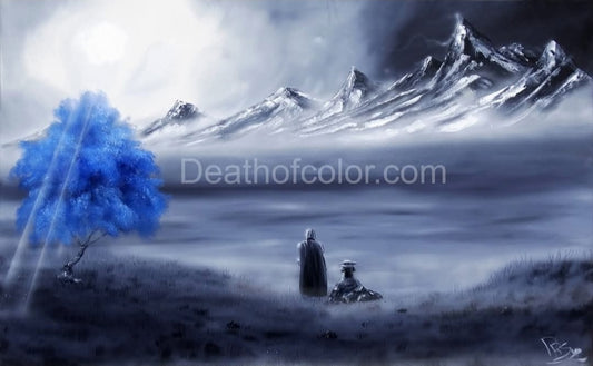 ART-PRINTS  - STAR WARS MANDO LANDSCAPE