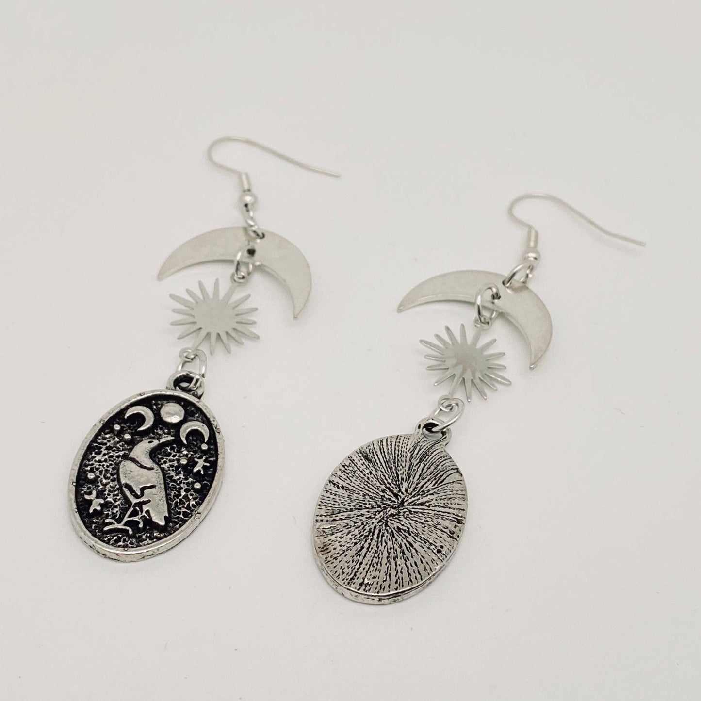 EARRINGS - Crow Star & Mood Pendent Earrings