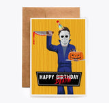 CARDS - "Happy DeathDay" Michael Myers Birthday Card