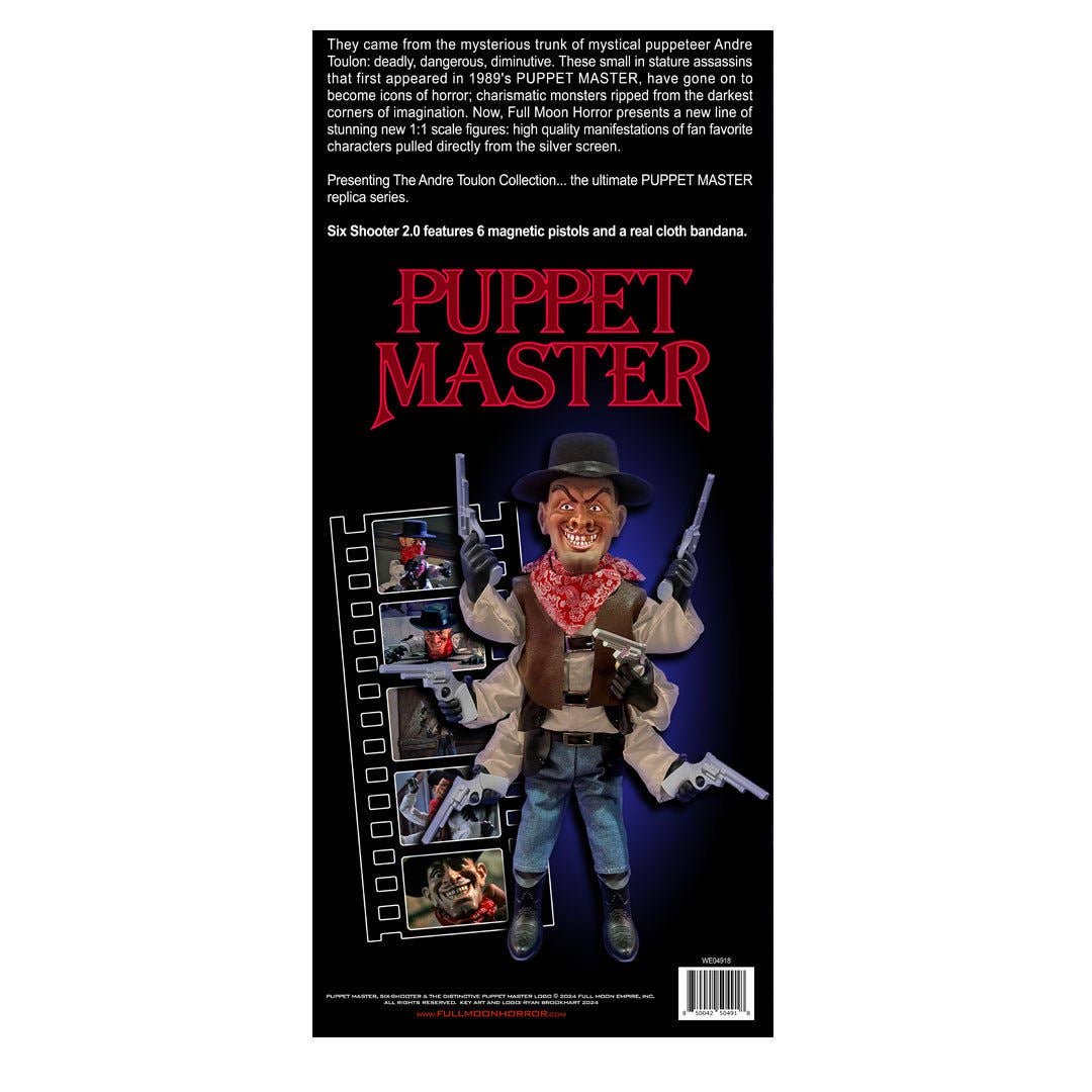 The Andre Toulon Collection "Six Shooter" The Ultimate Puppet Master Replica Series