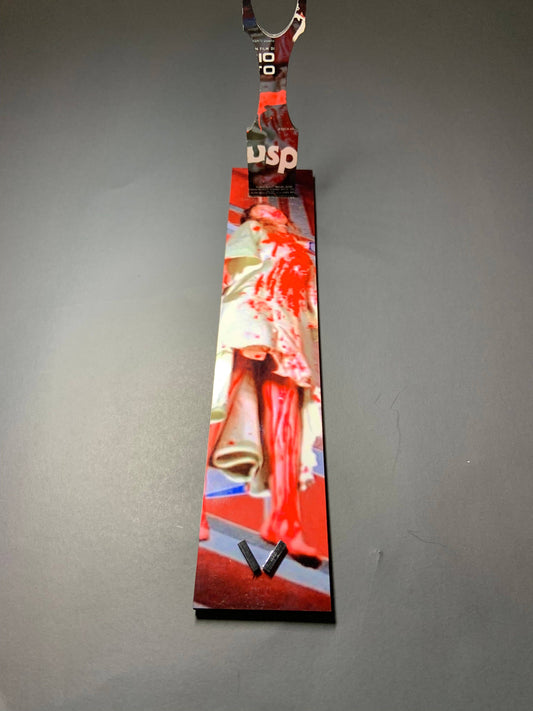 KNIFE - Suspiria Dario Argento 1977 Kitchen Knife With Sublimated Stand