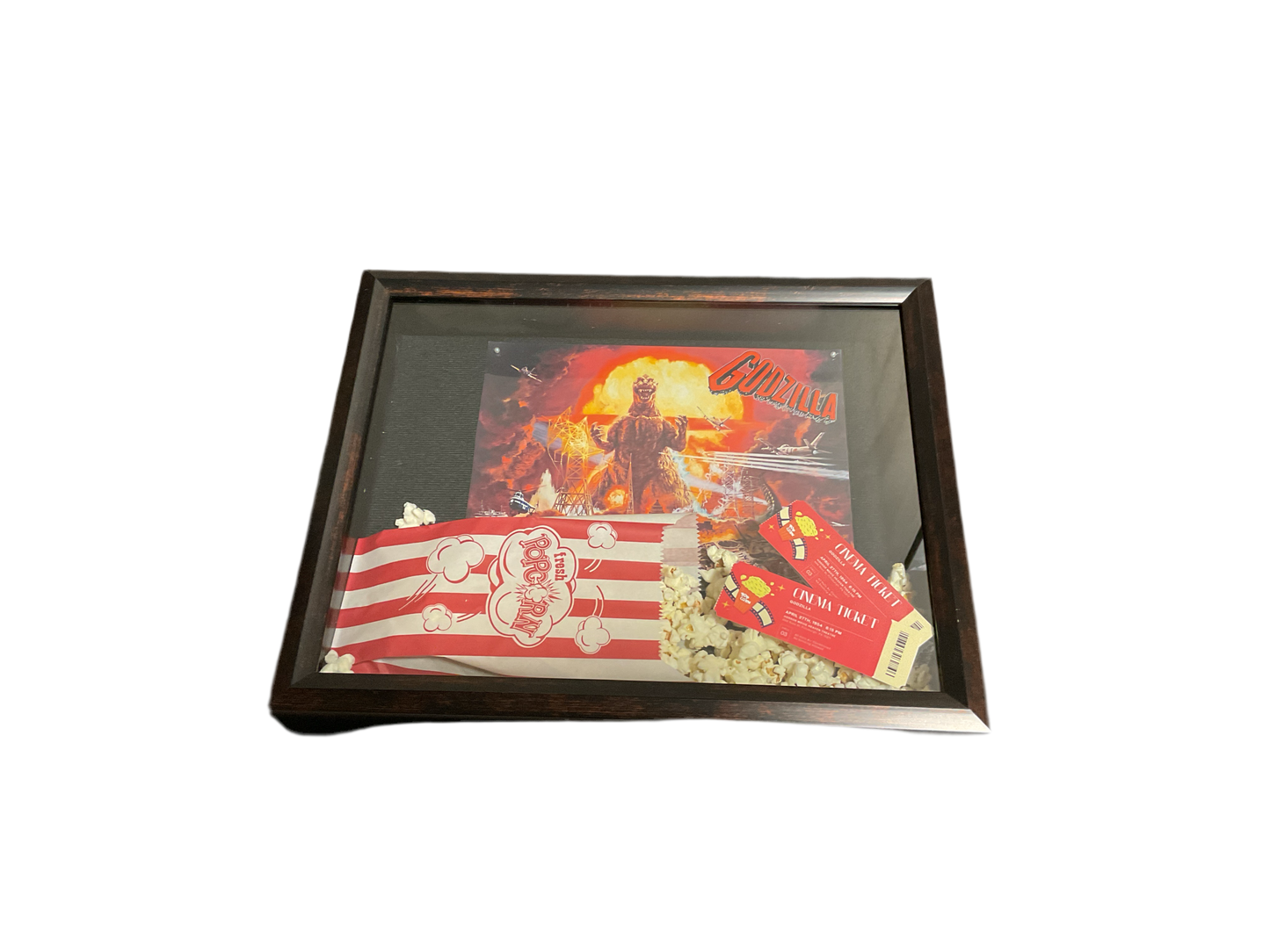 SHADOWBOX - Godzilla (Color) "Popcorn Movie" Box