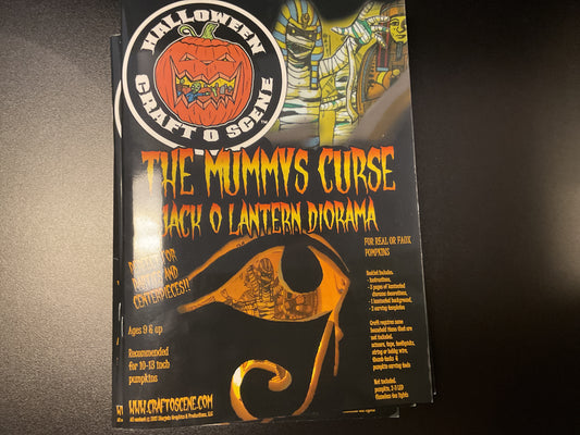 HALLOWEEN CRAFT O SCENE THE MUMMYS CURSE