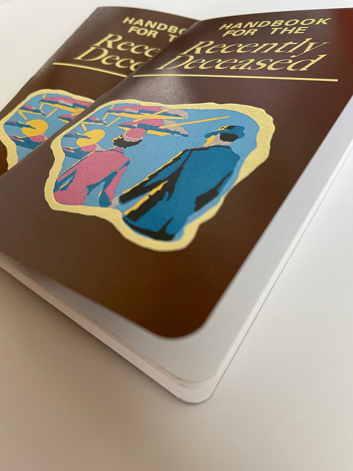 NOTEBOOK - Handbook for the Recently Deceased Notebook