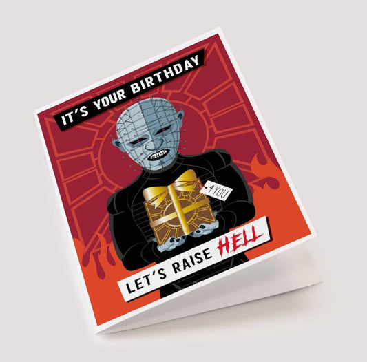 CARDS - "Raise Hell Birthday Card" - Pinhead Card