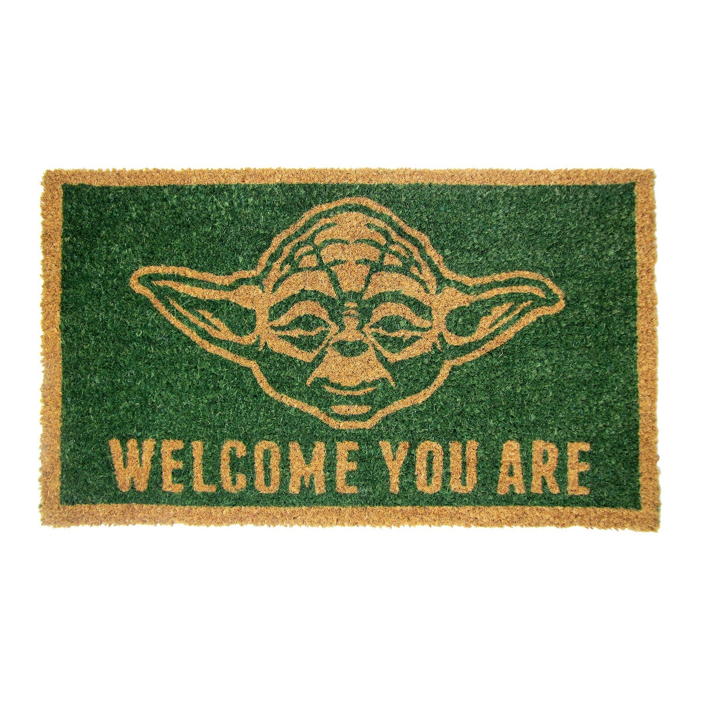 DOORMAT - "Welcome You Are" Star Wars Yoda Doormat