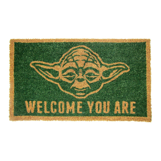 DOORMAT - "Welcome You Are" Star Wars Yoda Doormat