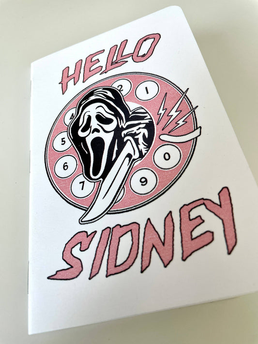 NOTEBOOK - Scream "Hello Sidney "Notebook