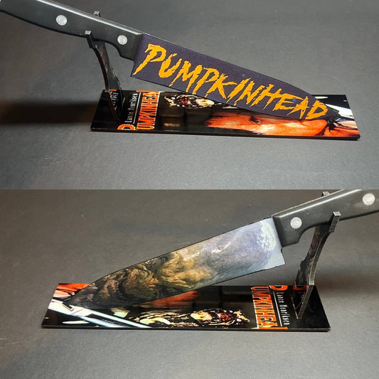 KNIFE - Pumpkinhead 1988 Kitchen Knife With Sublimated Stand