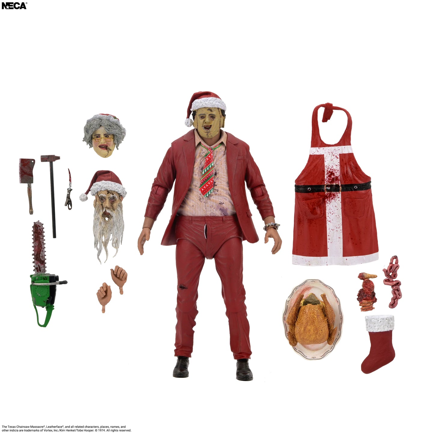 Texas Chainsaw Massacre - Ultimate Santa Leatherface 7" Scale Action Figure (PRE-ORDER)