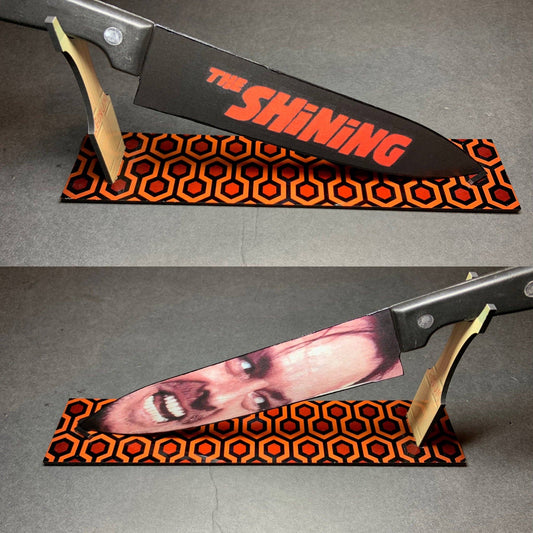 KNIFE - The Shining Stanley Kubrick Kitchen Knife With Sublimated Stand