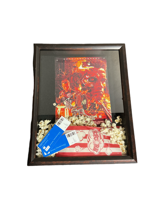 SHADOWBOX - The Terminator (Red) "Popcorn Movie" Box