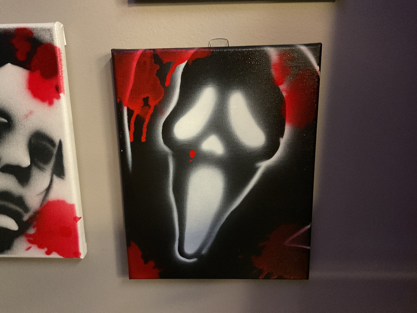 PAINTED CANVAS BY SLASHED AND THRASHED