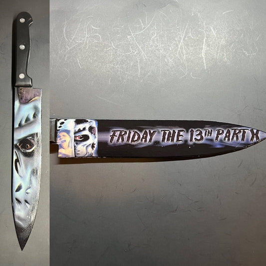 KNIFE - Jason X Friday the 13th Knife With Sublimated Stand