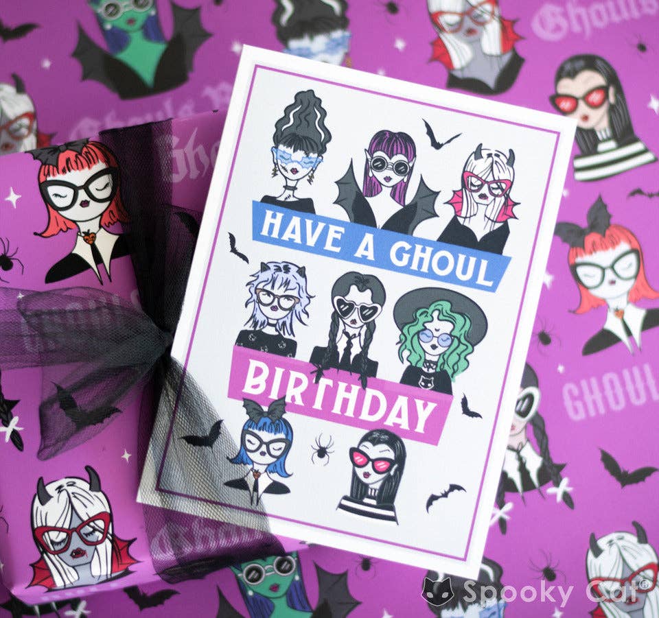 CARDS - " Have A Ghoul Birthday" Ghoulfriend's Birthday Card
