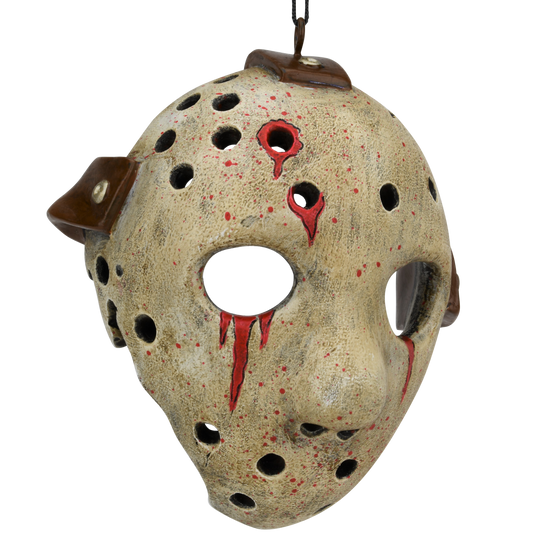 Bloody Hockey Mask Halloween Ornament
