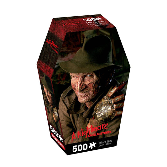 PUZZLES - Nightmare on Elm Street Coffin Box 500 Piece Jigsaw Puzzle