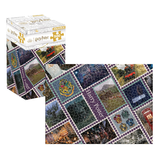 Harry Potter Stamps 500 Piece Jigsaw Puzzle (Vertical Box)