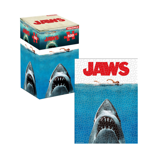 JAWS One Sheet 500 Piece Jigsaw Puzzle (Vertical Box)
