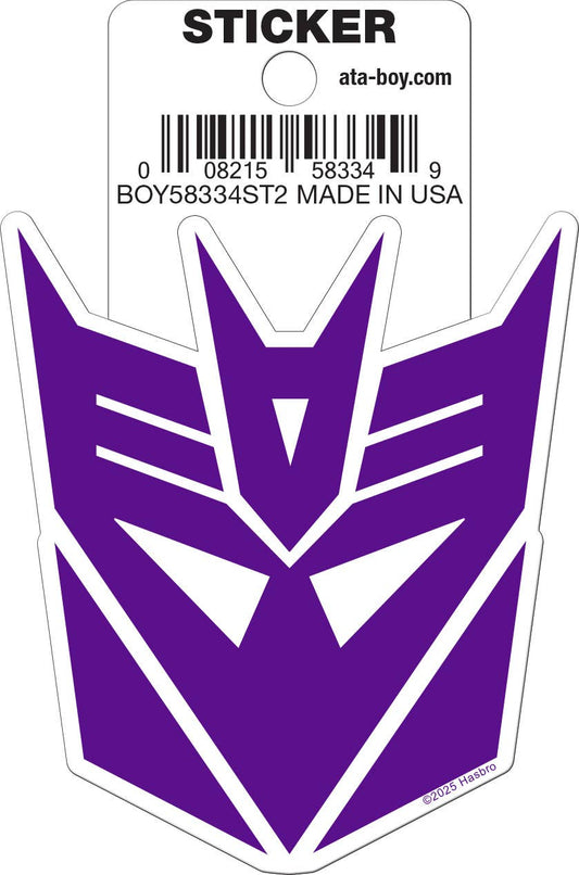 Transformers Decepticon Logo Die Cut Sticker