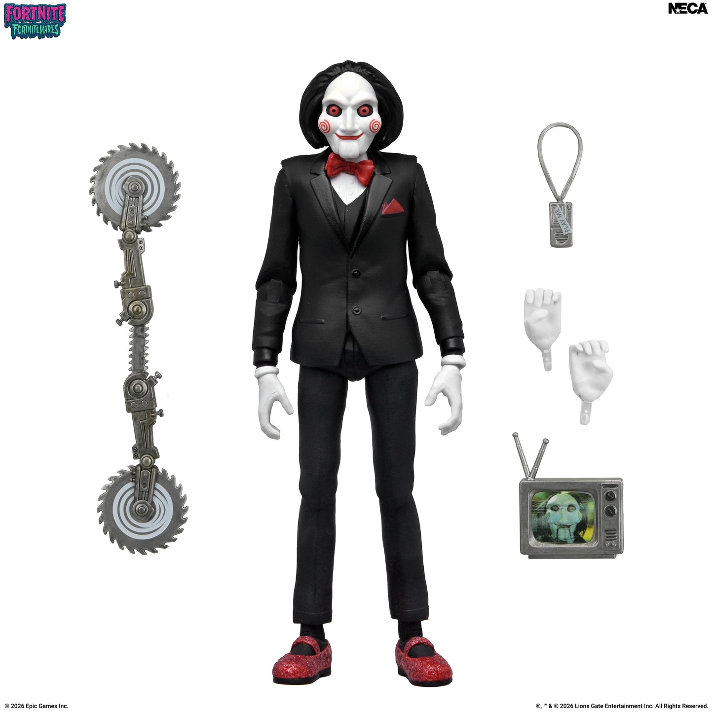 Fortnite x SAW - Fortnitemares Billy the Puppet 7” Scale Action Figure (PRE-ORDER)