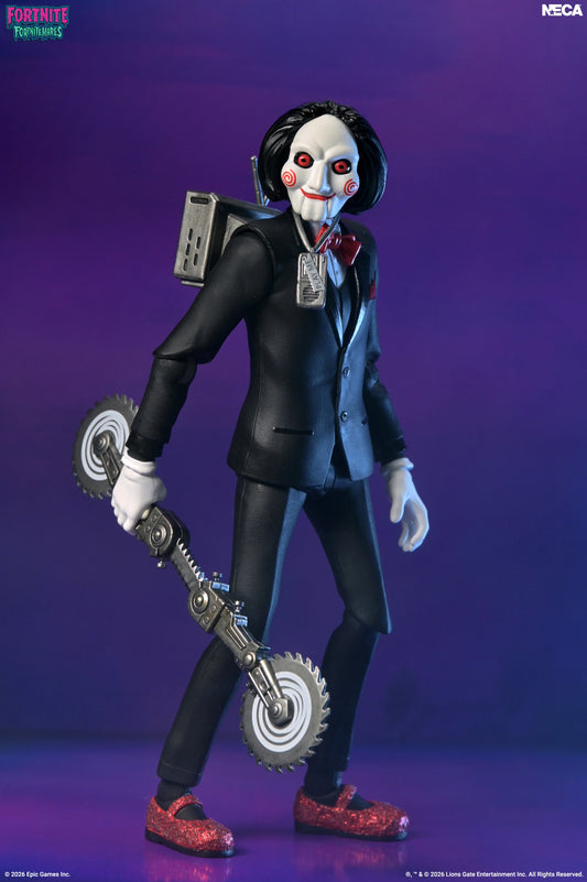 Fortnite x SAW - Fortnitemares Billy the Puppet 7” Scale Action Figure (PRE-ORDER)