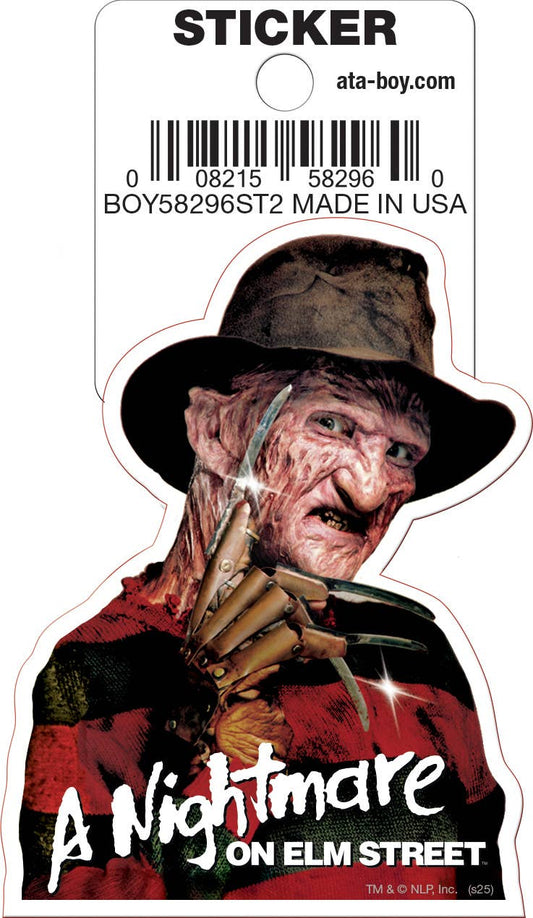 Nightmare On Elm Street Wake Up Die Cut Sticker