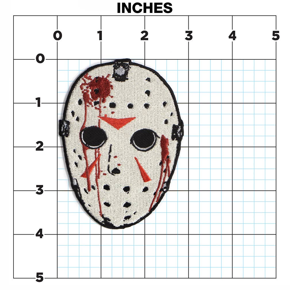 PATCHES - F13th Jason Mask Patches