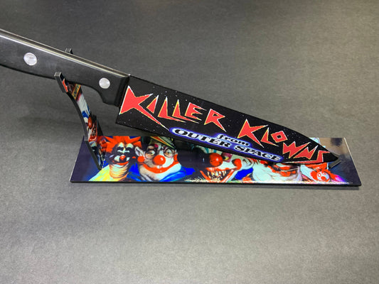 KNIFE - Killer Clowns From Outer Space Knife With Sublimated Stand