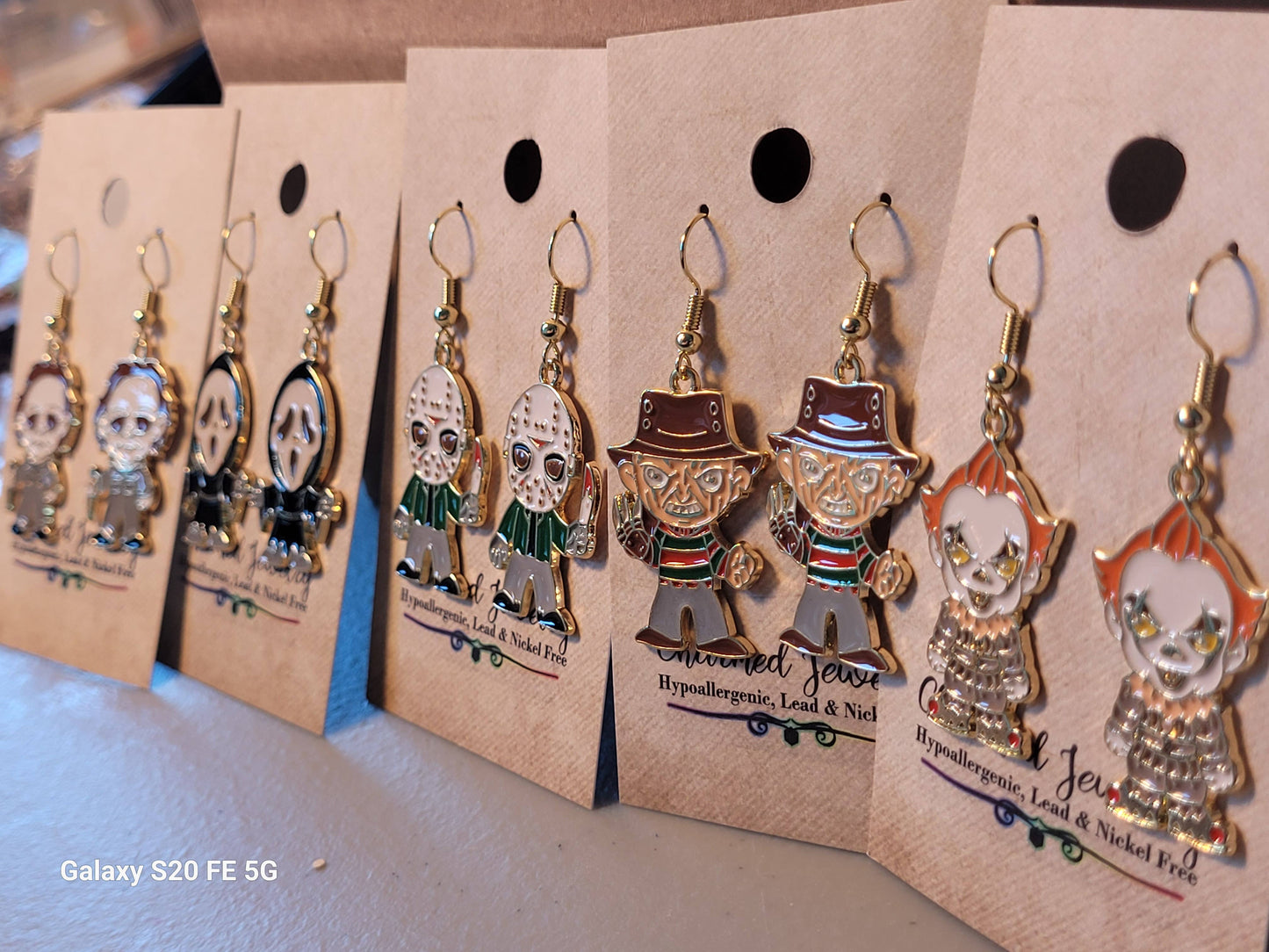 EARRINGS - Horror Movie Character Earrings