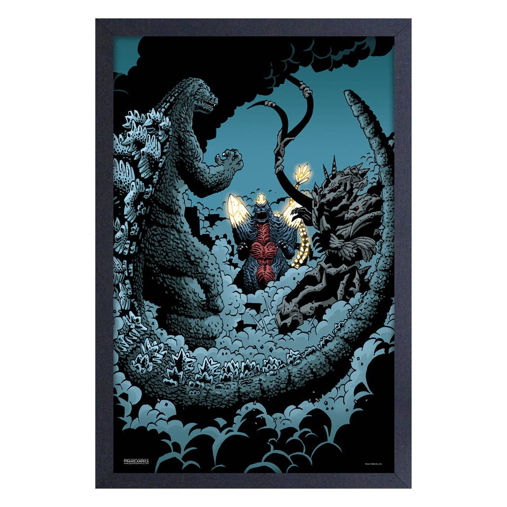 Godzilla "Spacezilla" Framed Print
