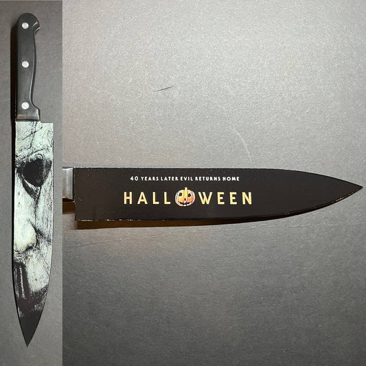 KNIFE - Michael Myers 2018 Kitchen Knife With Sublimated Stand