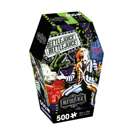 PUZZLES - Beetlejuice Coffin Box 500 Piece Jigsaw Puzzle
