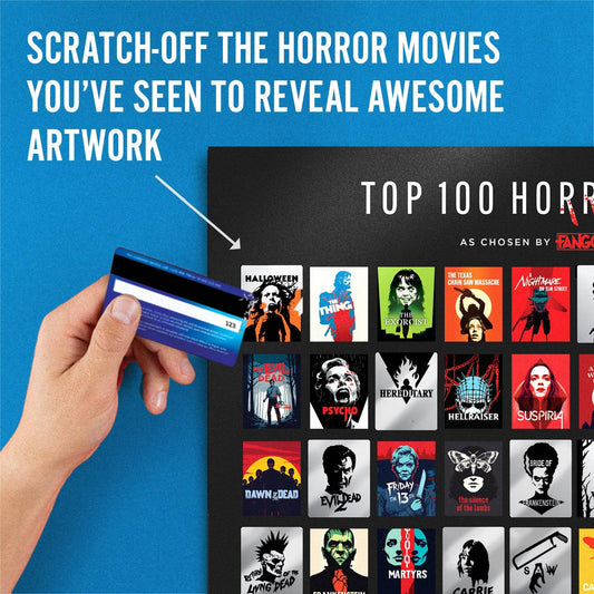 Top 100 Horror Movies Poster