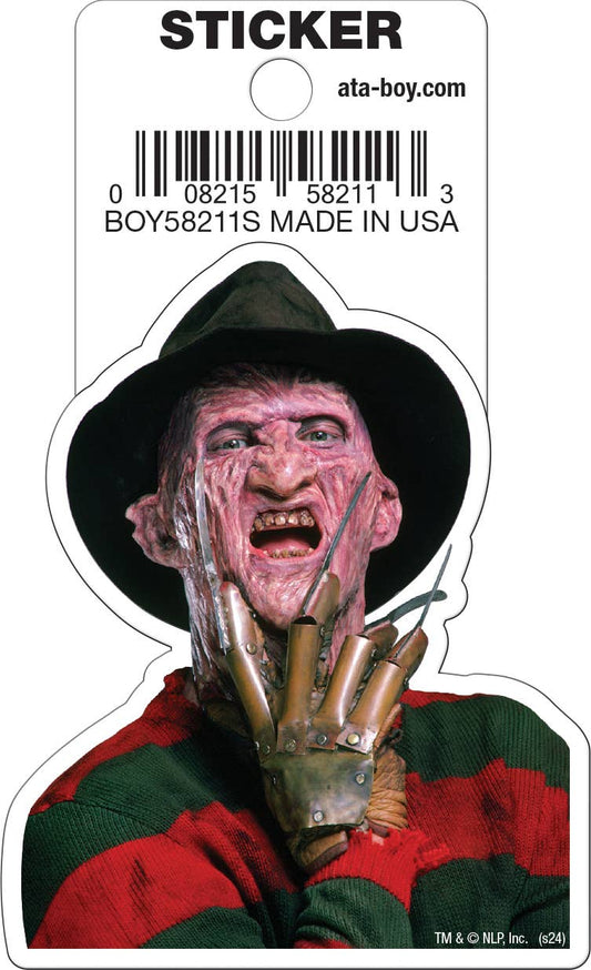 Freddy Kruger Die Cut 3" Vinyl Sticker