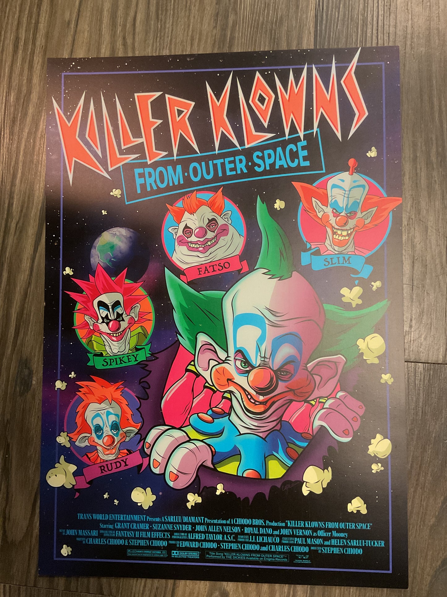 EYESORE POSTER CO BLACKLIGHT POSTERS - KILLER KLOWNS