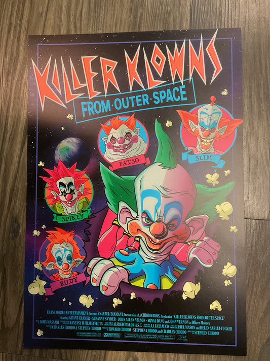 EYESORE POSTER CO BLACKLIGHT POSTERS - KILLER KLOWNS