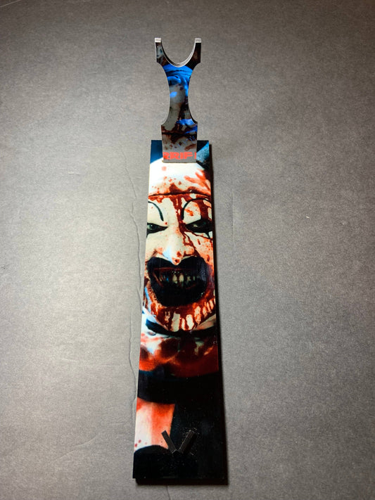 KNIFE - Terrifier Art the Clown Kitchen Knife with Sublimated Stand
