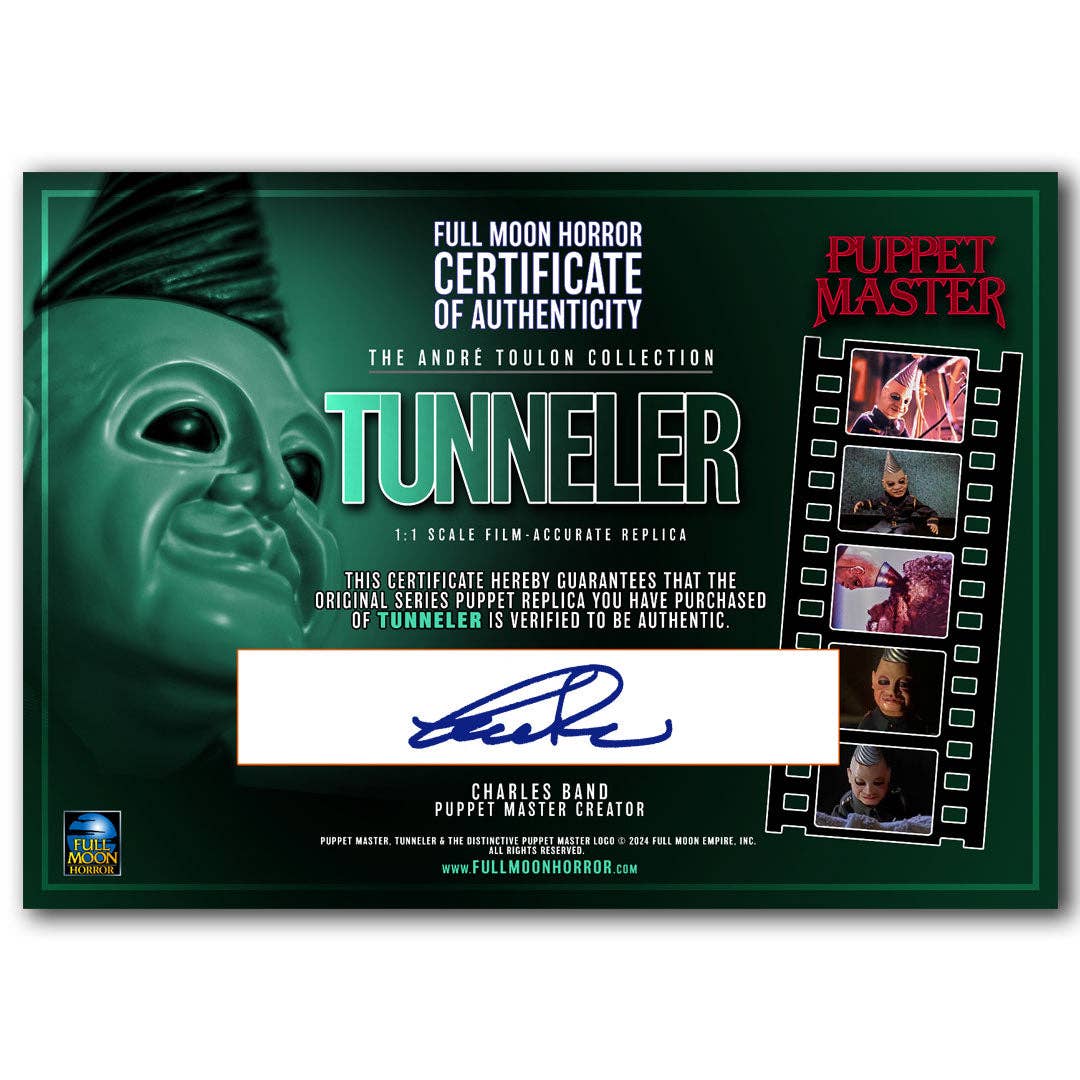 The Andre Toulon Collection "Tunneler" The Ultimate Puppet Master Replica Series