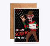 CARDS - "Screams Come True" Freddy Birthday Card