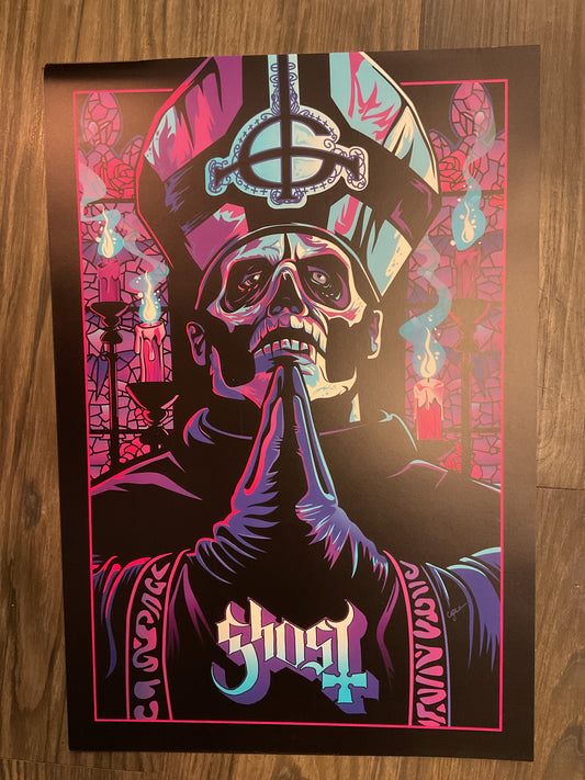 EYESORE POSTER CO BLACKLIGHT POSTERS - GHOST