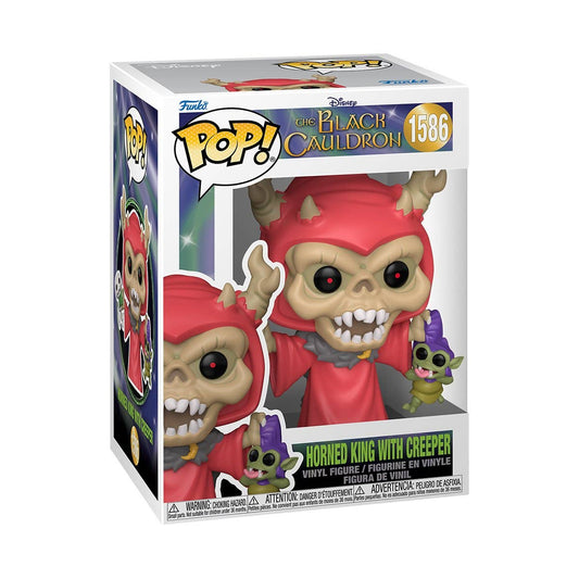 The Black Cauldron Funko Pop! Vinyl Figure Horned King with Creeper