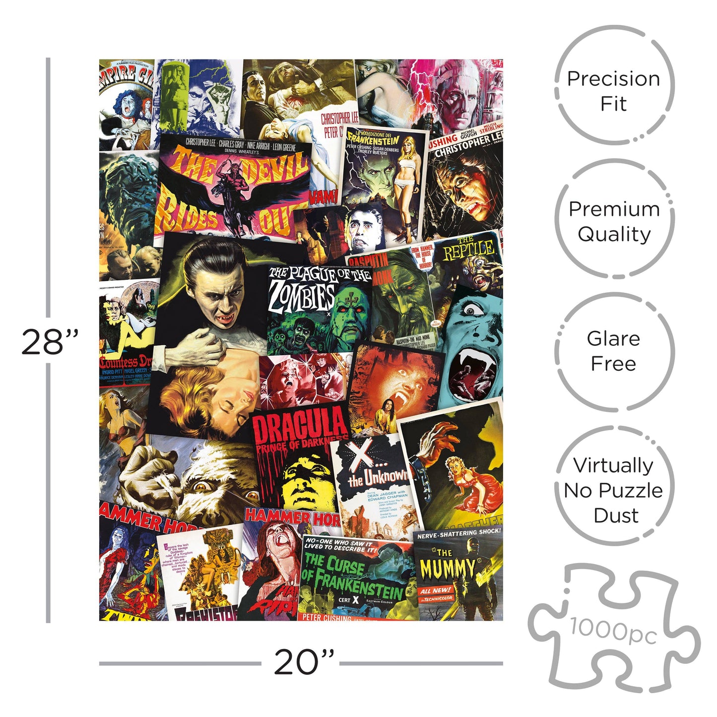 PUZZLES - Hammer House of Horror 1000 Piece Jigsaw Puzzle
