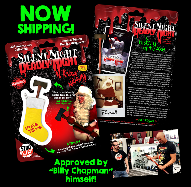 Axe Mini Movie Prop Replica From Silent Night, Deadly Night Ornament