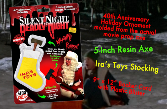 Axe Mini Movie Prop Replica From Silent Night, Deadly Night Ornament
