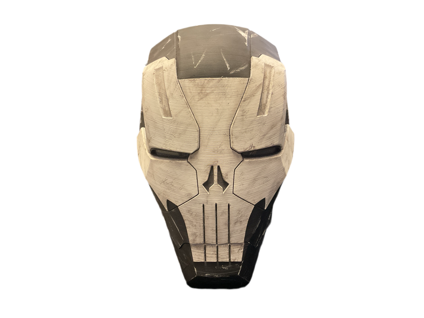 3D PRINTED MASK - Punisher War Machine Crossover Helmet with Light-up Eyes 3D Printed Mask